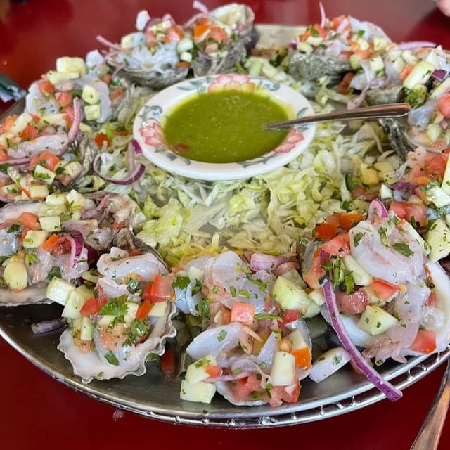 Mariscos Aguachile.