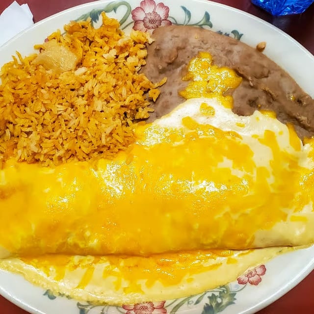 Burrito a La Crema.