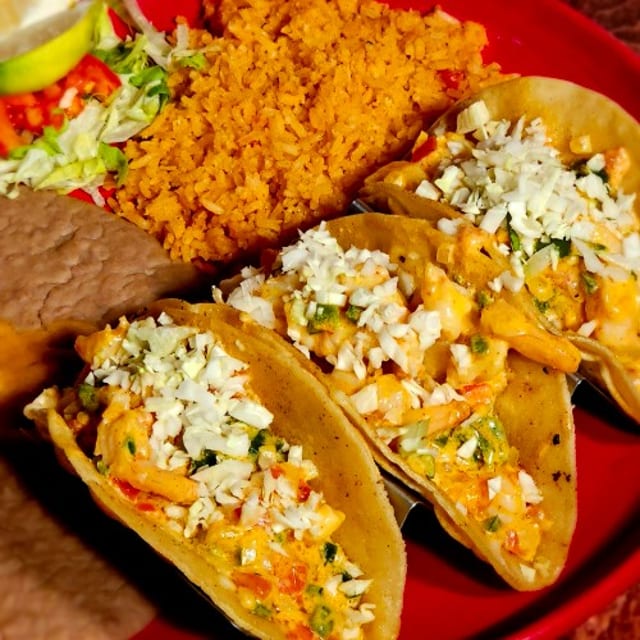 Shrimp Tacos.