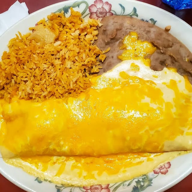 Burrito a La Crema.